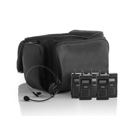 Braincerebro 5 User Full Duplex Wireless Intercom System - Lightweight Headsets BR2578313